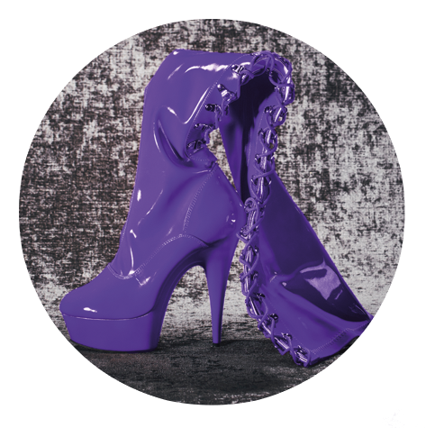 Schuhe beim Kinky Flohmarkt Berlin